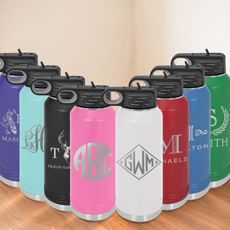 32 oz Water Bottle by Three Designing Women - all colors
